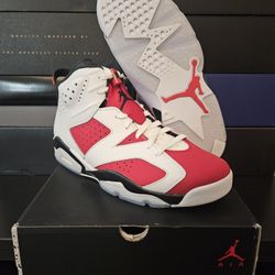 Deadstock Mens Air Jordan 6 Retro (Carmine)