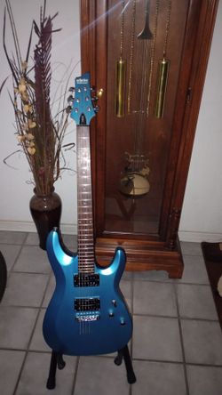 Schecter C-6 Deluxe Mint (2014) Indonesia metallic blue