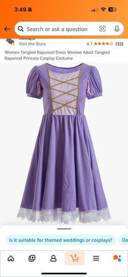Rapunzel Dress Costume