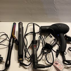 Hair Dryer, Straightener, Curler 