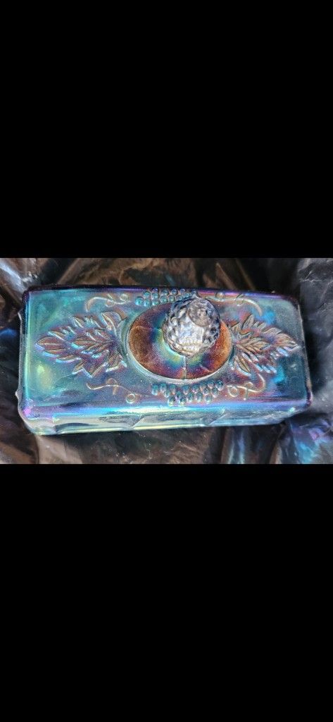 Vintage Butter Glass Lid
