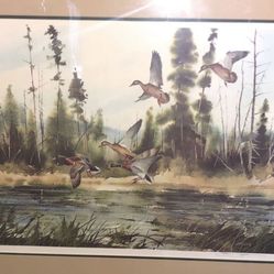 Rare James Killen Mallards/Ducks Artist Proof 45/50 Framed 29'x 36"