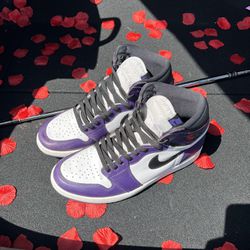 Jordan 1 Court Purple size 10