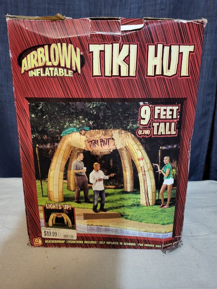 9ft Airblown Inflatable Tiki Hut