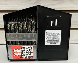 Snap On Tools DBTR129 29 Piece High Speed Drill Bit Set New