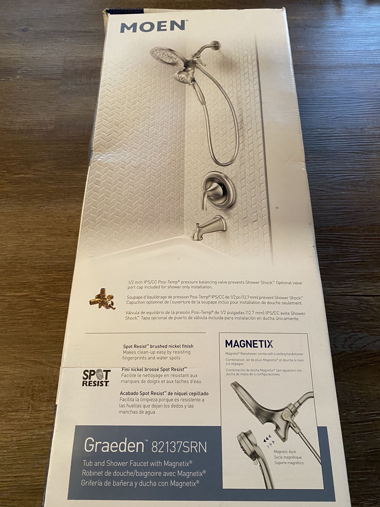 Moen Graeden Magnetix 82137SRN Bathtub And Shower Faucet