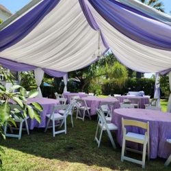Canopy With Drapping