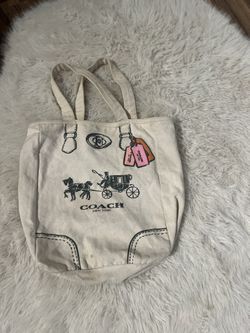 Coach Canvas Tote Bag