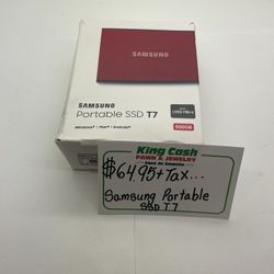 SAMSUNG PORTABLE SSD T7