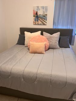 Grey King size headboard for FREE