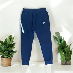 Mens Nike Tech Pants Navy Blue