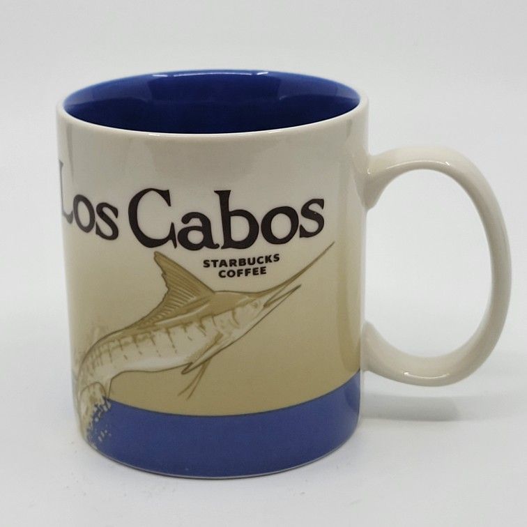 Starbucks 2016 Los Cabos Global Icon City Collector Series 16 oz Coffee
Mug.
Pre-owned, perfect shape, please see photos for details. No box.
Weight