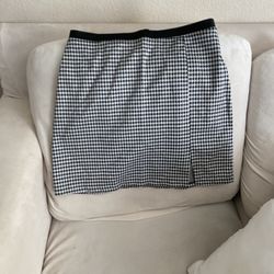 H&M Mini Skirt Hounds Tooth Medium 