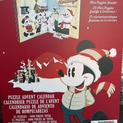 Christmas  Disney Countdown Puzzle