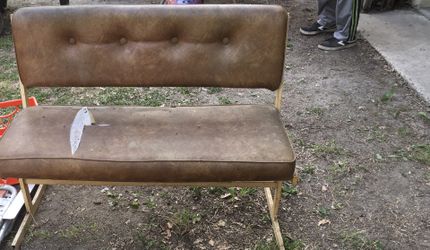Metal bench