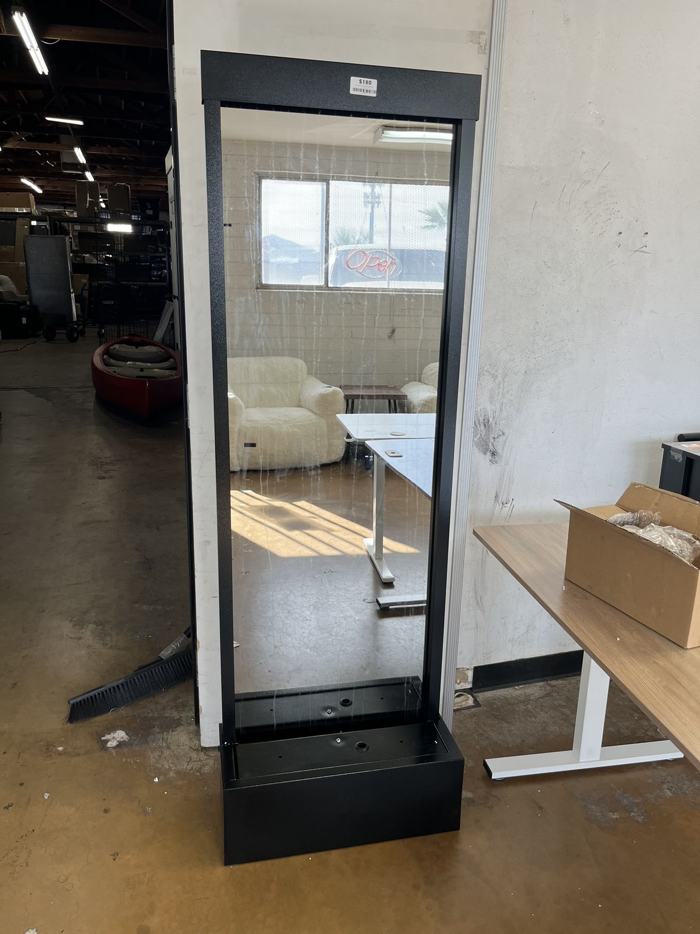 68 in H Freestanding Waterfall Fountain w/ Decorative Rocks, LED