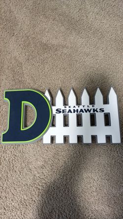 Seattle Seahawks D-Fence Fan Sign