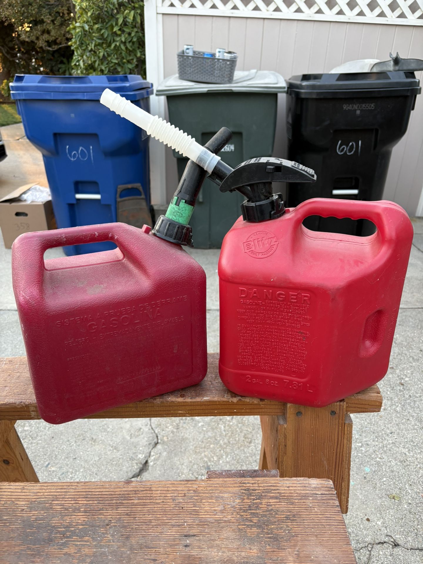 Gasoline Canister 2 Gallon- Gas Fuel