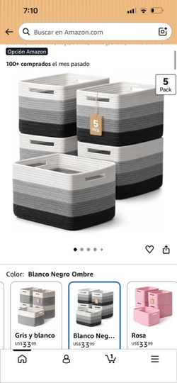 Storage baskets