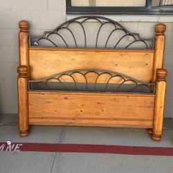 Queen Size Headboard Bed Frame Foot Board