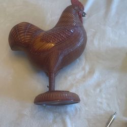 Asian Woven Bamboo Rooster