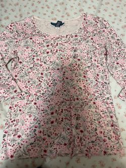 Karen Scott petites floral top