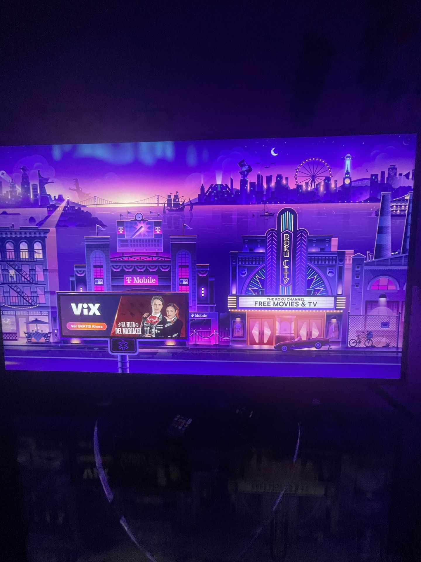 50 Inch Tv No Box Rarely Used With Rgb Lights