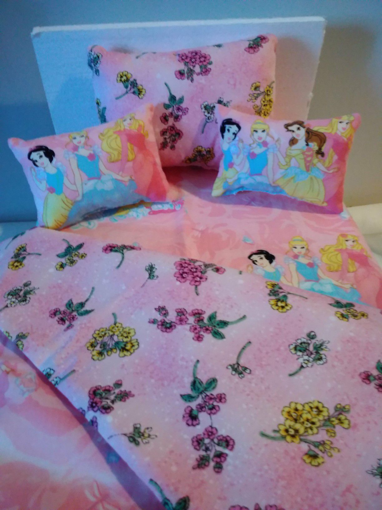 18" Doll Bedding Set Disney Princess