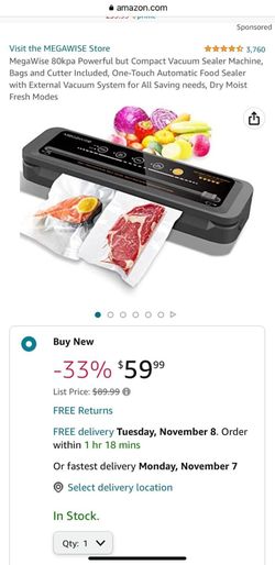 New Vacuum Sealer