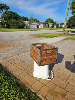 Boden's Antique Wood Milk Crate
