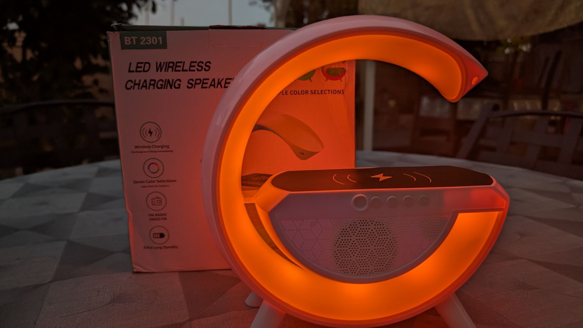 LED Wireless Charging station