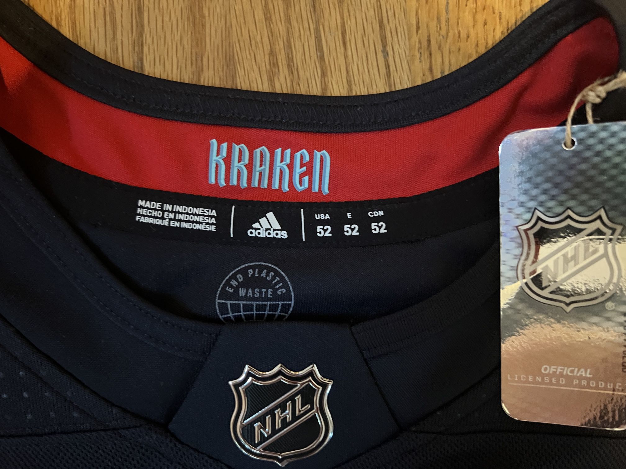 Authentic Seattle Kraken Hockey Jersey (Size 52 = Large) for Sale in  Seattle, WA - OfferUp