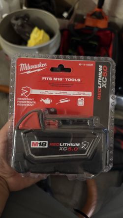 Milwaukee M18 XC 5.0 Resistant Battery