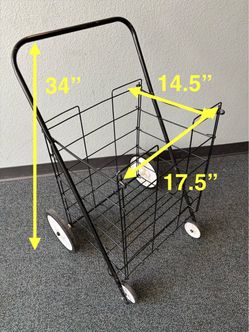 Rolling Wire Shopping Cart