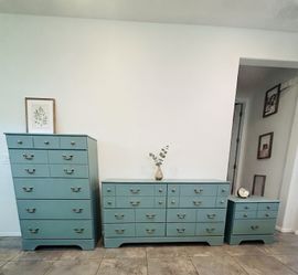 Bedroom Furniture Set- Dresser, Tallboy , Nightstand
