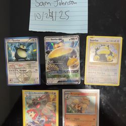 Snorlax & Arcanine Pokemon Cards