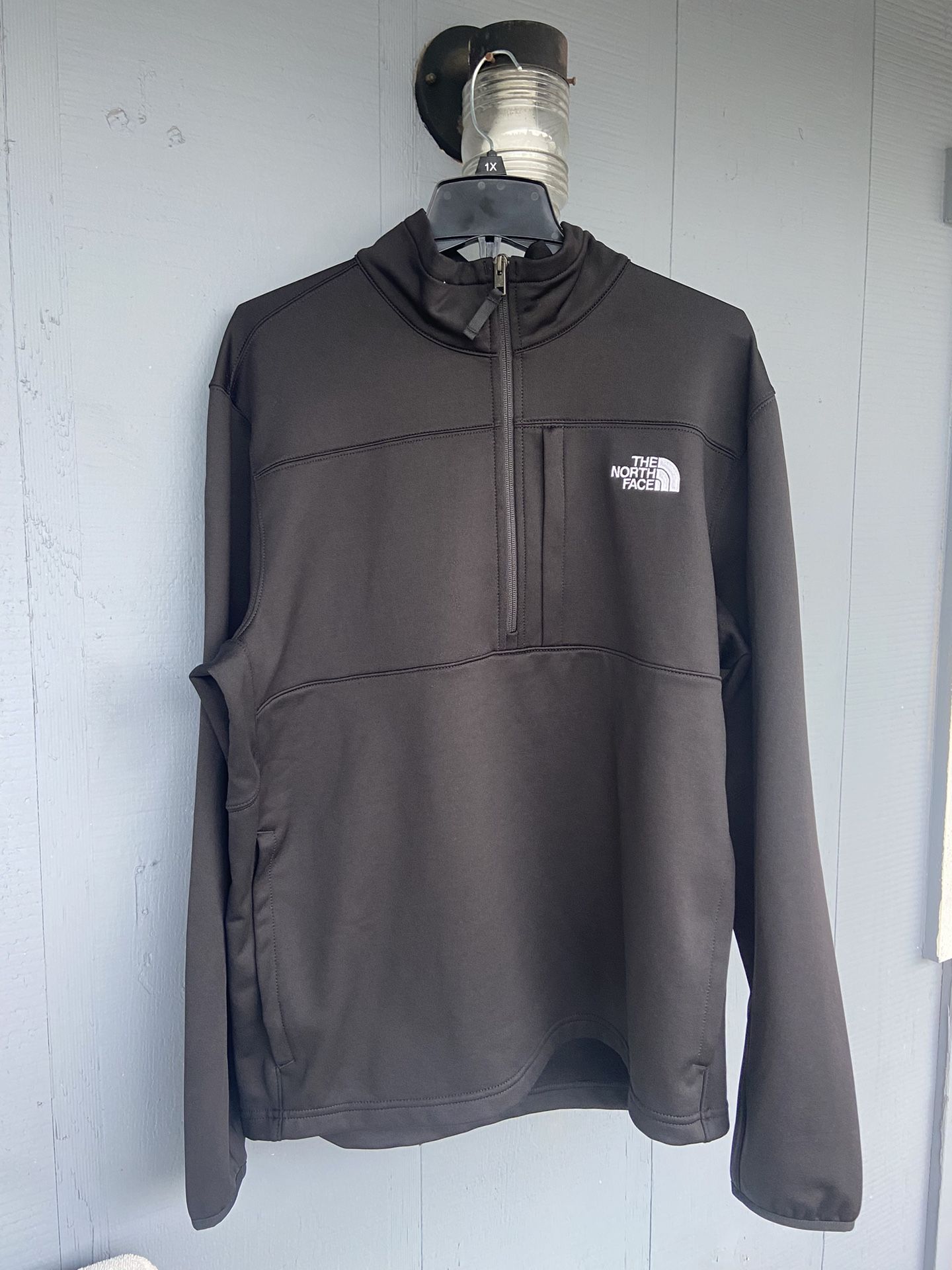 Northface black Astro ridge 1/4 zip new with tags