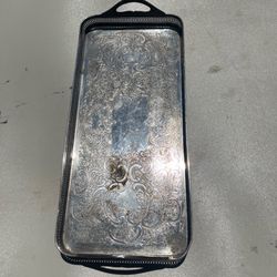VTG. Silver serving tray