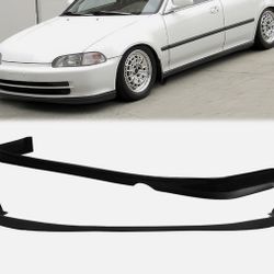 Front Rear Bumper Lip Fits 92-95 Honda Civic 4DR Spoiler