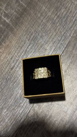14kt nugget ring