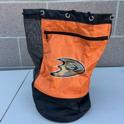 Anaheim Ducks NHL Drawstring Mesh Backpack / Gym Bag