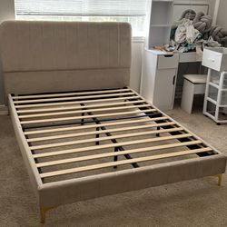 Gold Frame Bed Set
