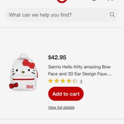 Mini Backpack Hello Kitty 