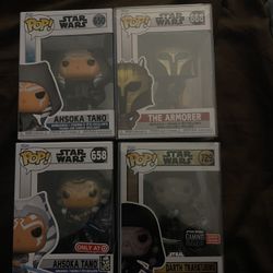 Star Wars Bundle Of 4 Pops 