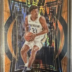 2024-25 Panini Select Prizm Rookie Yves Missi Concourse #88 New Orleans Pelicans