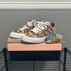 Converse One Star Ox Golf Le Fleur TTC Quilted Velvet Brown Sugar