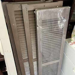 Brown Window Shutters