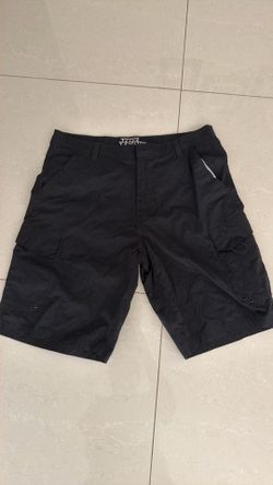 No Fear Shorts Mens 36 Black Cargo Utility Lightweight Skater Surfer Hybrid, $12