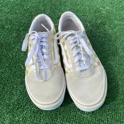 Vans Gold Metallic Low Top