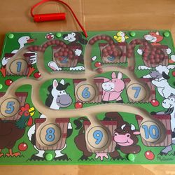 Melissa & Doug  Magnetic Ball Number Puzzle